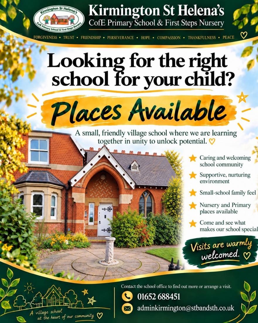 Kirmington School Places Available Front View~2